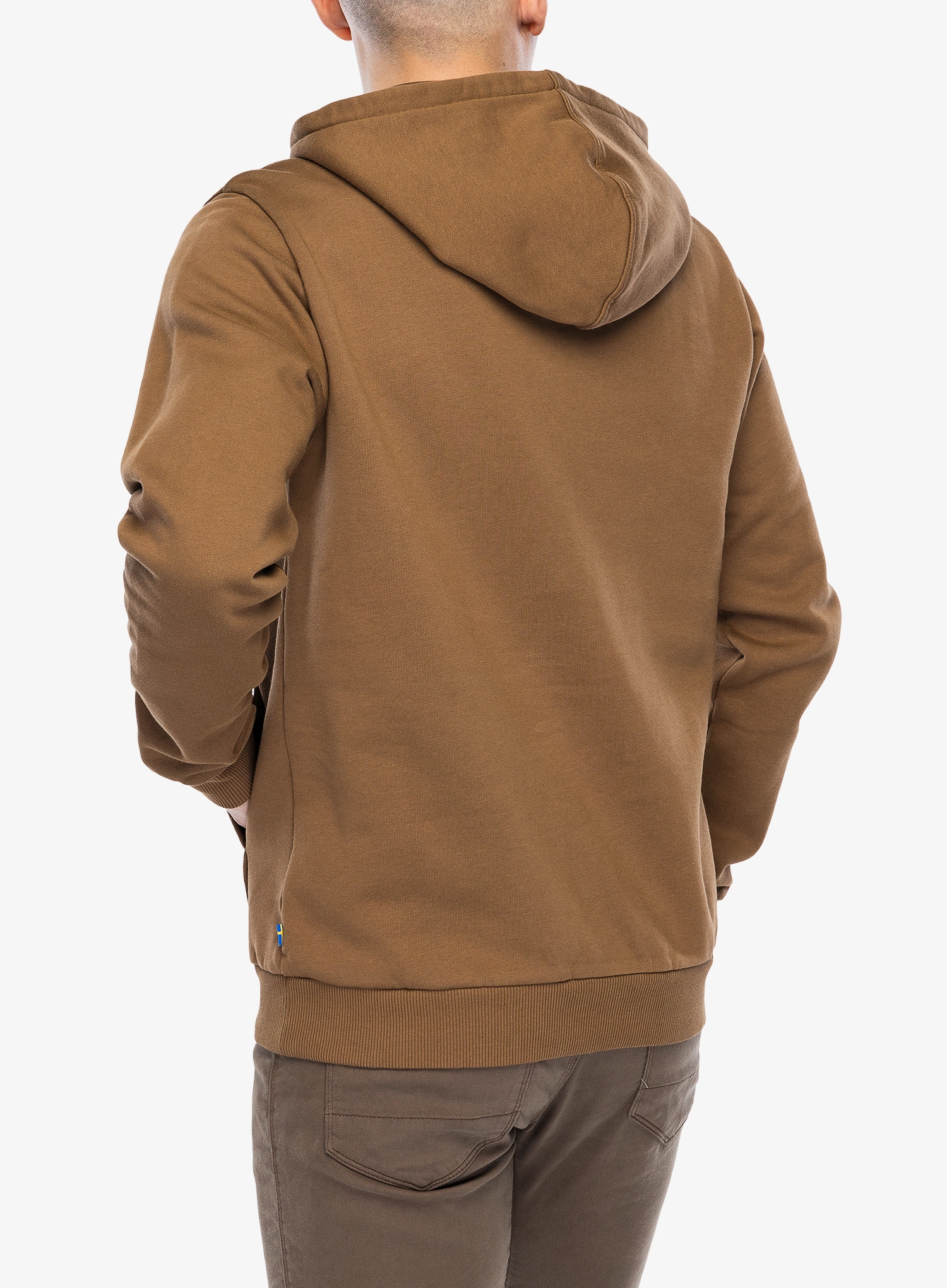 Mikina s kapucí Fjallraven Logo Hoodie - wood brown