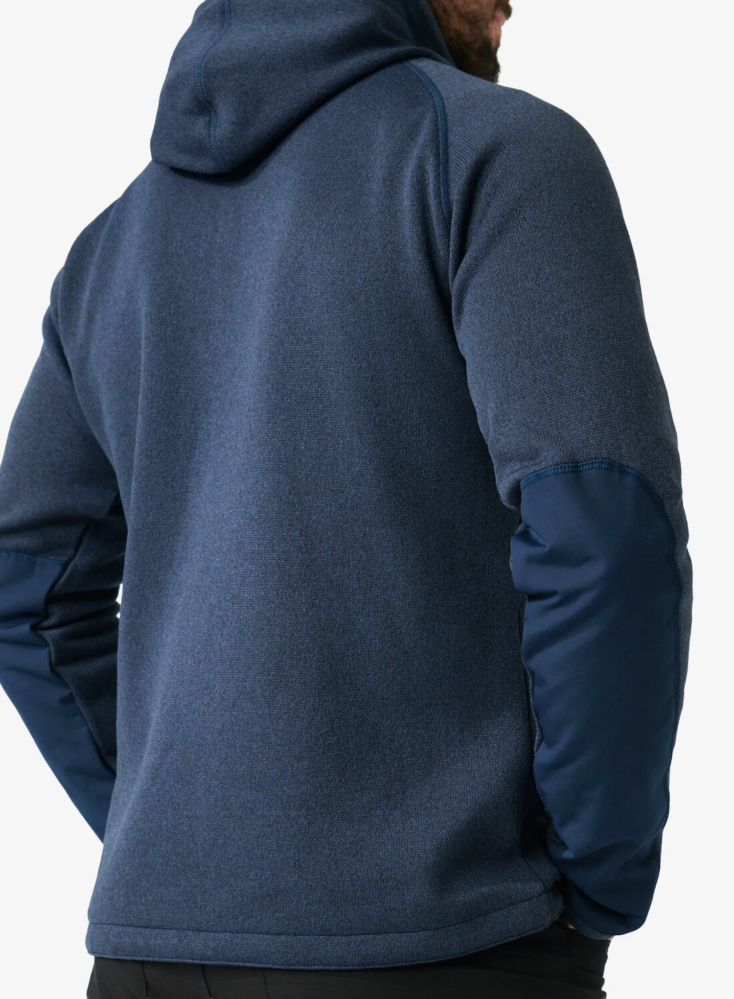 Mikina s kapucí Fjallraven Ovik Fleece Hoodie - navy