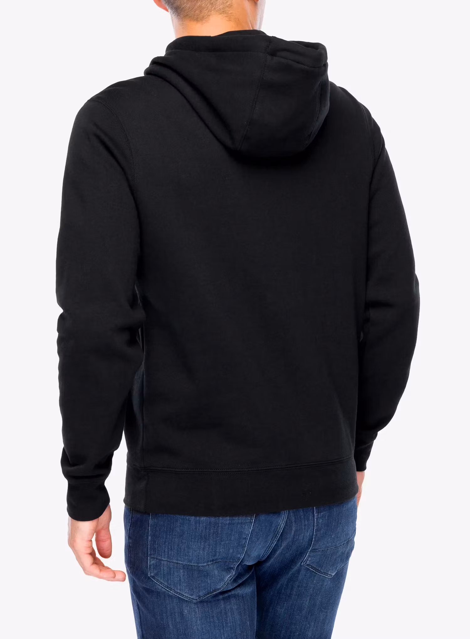 Mikina s kapucí Fox Absolute Fleece Po - black