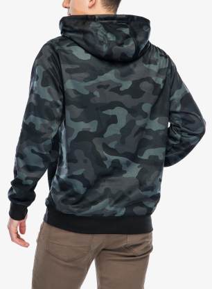 Mikina s kapucí Fox Head Camo Pullover Hoodie - black como