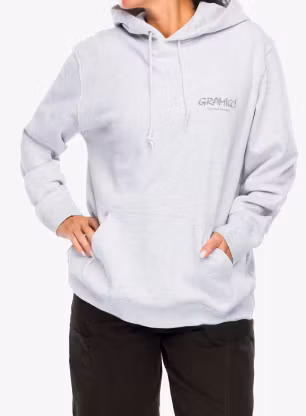 Mikina s kapucí Gramicci Original Freedom Hooded Sweatshirt - grey heather