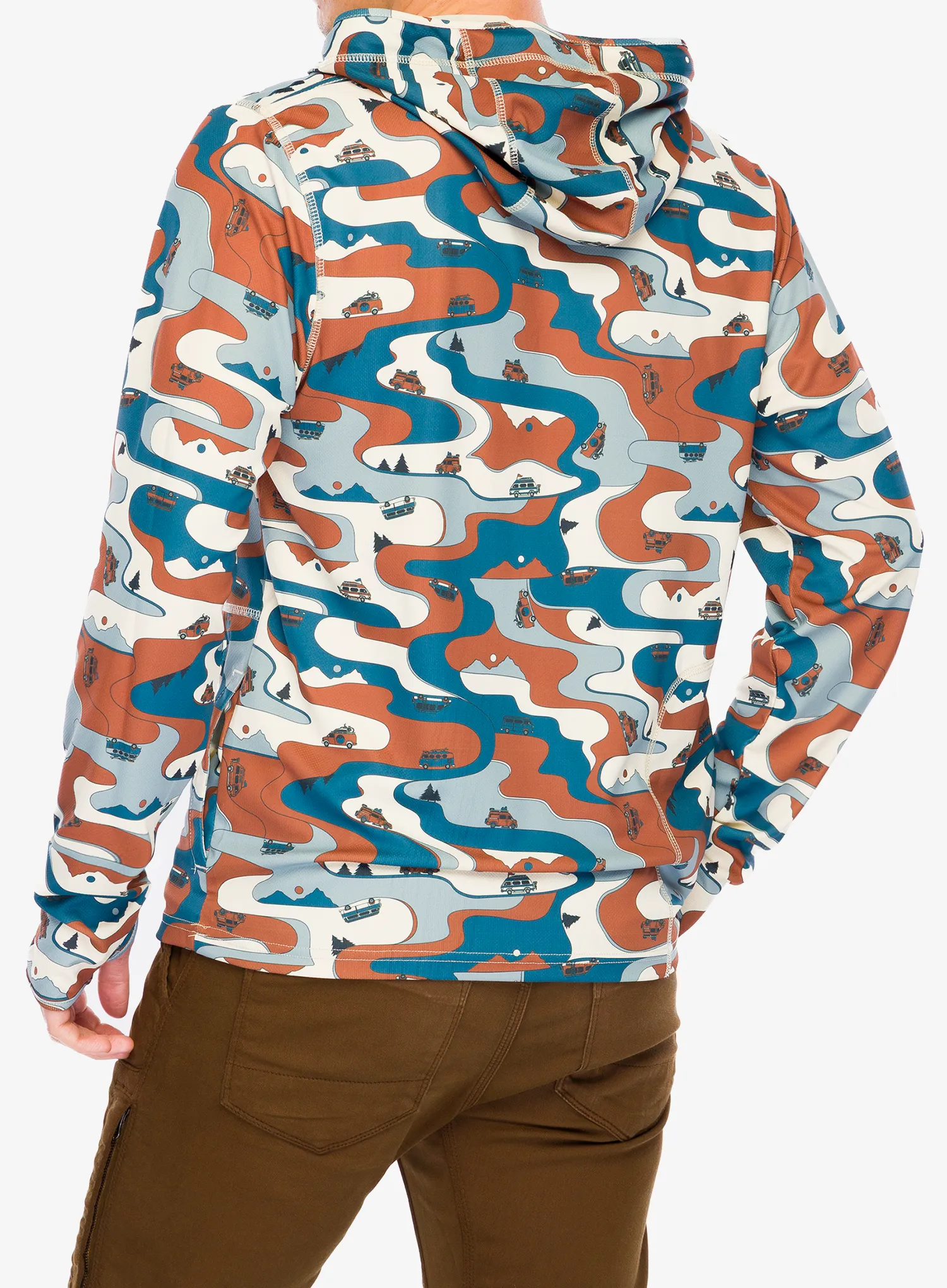 Mikina s kapucí Kavu Sol Hoodie - dream van blues