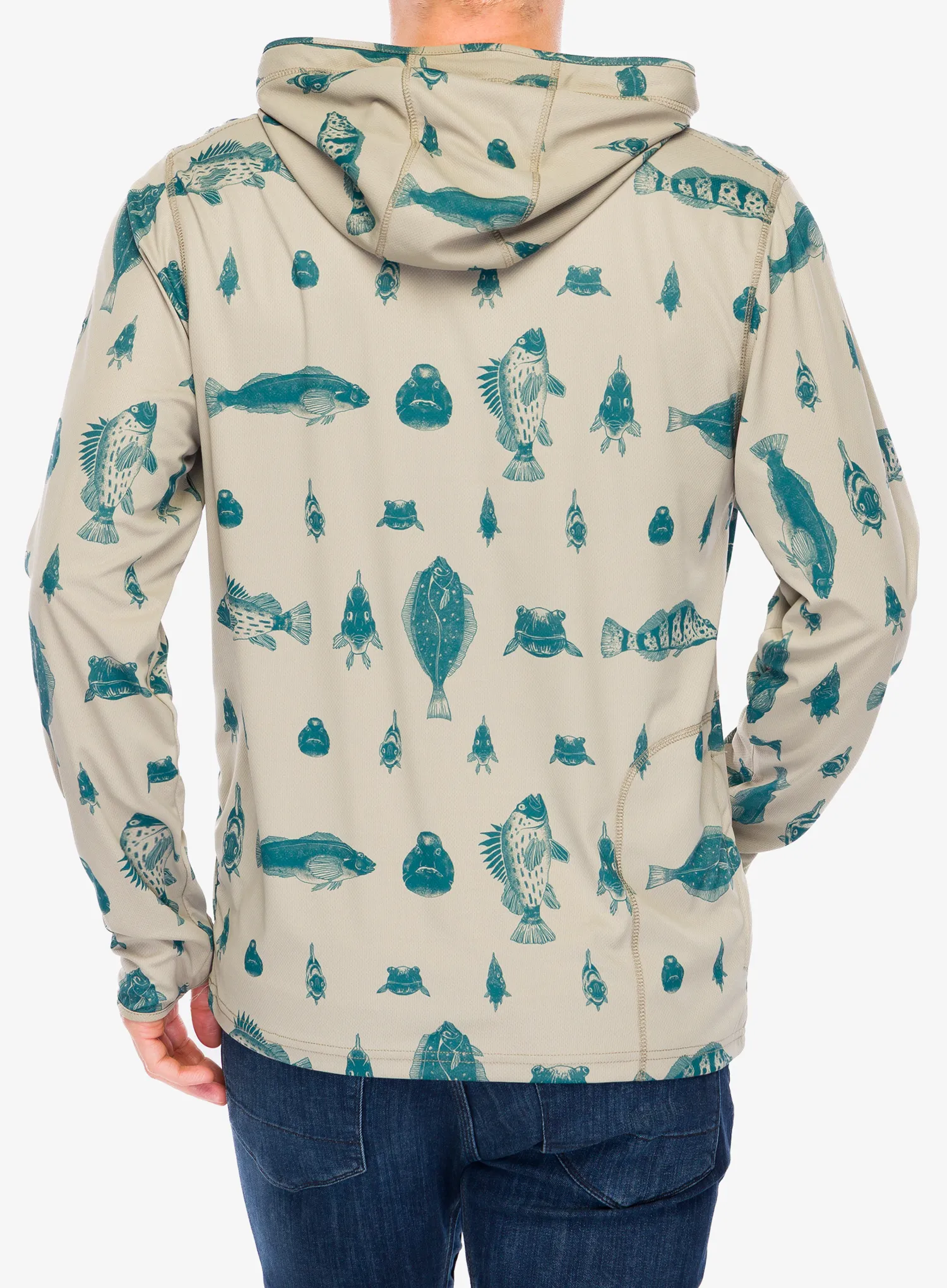 Mikina s kapucí Kavu Sol Hoodie - fish the line