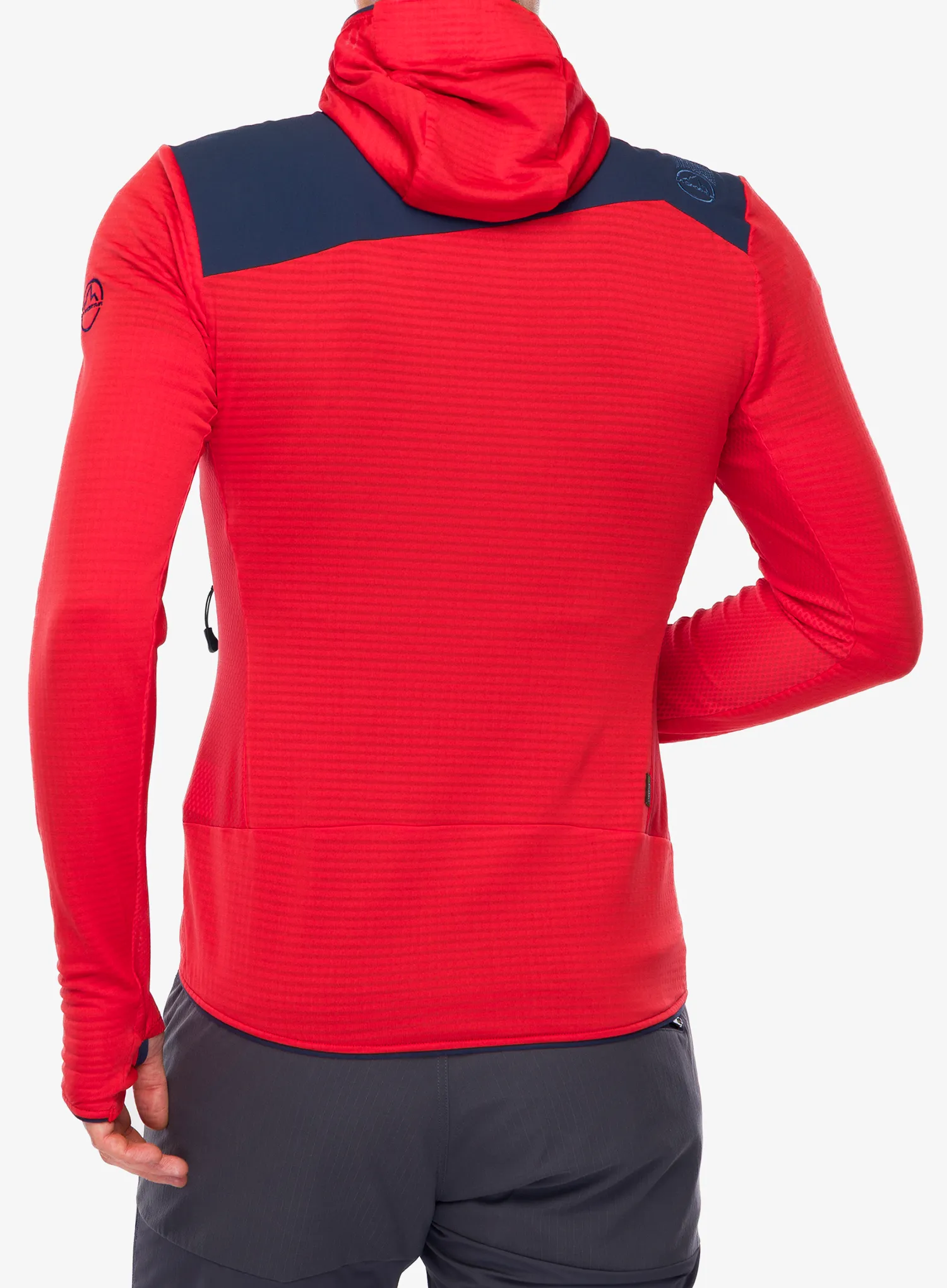 Mikina s kapucí La Sportiva Aequilibrium Thermal Hoody - mountain red