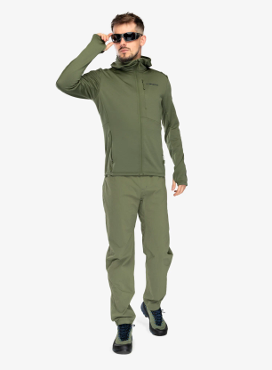 Mikina s kapucí La Sportiva Chill Thermal Hoody - cypress/night sky
