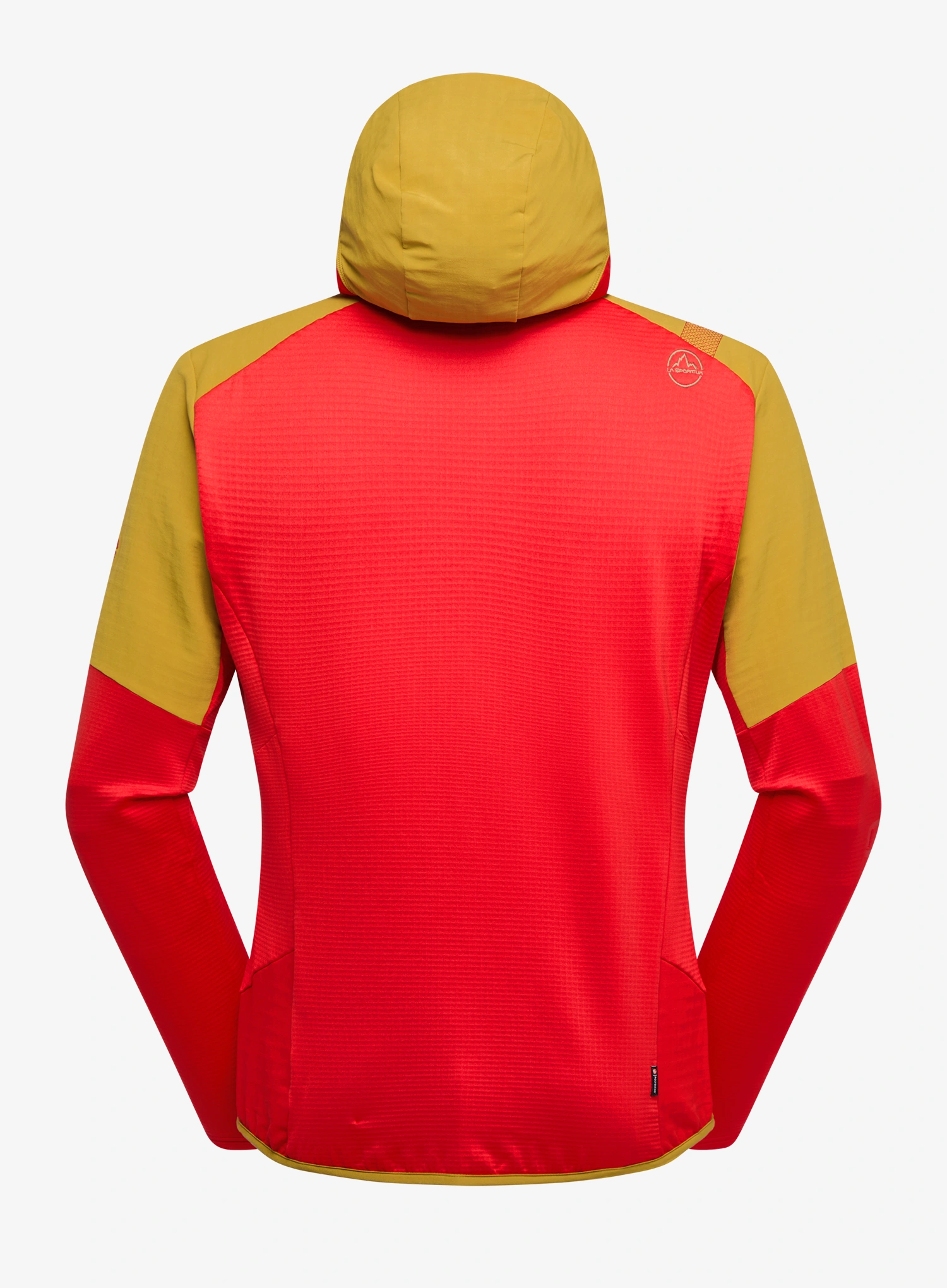 Mikina s kapucí La Sportiva Session Tech Hoody - savana/mountain red
