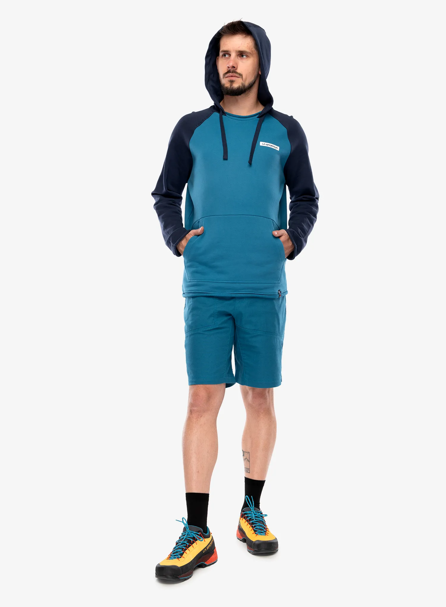 Mikina s kapucí La Sportiva Telendos Hoody - lake/night sky