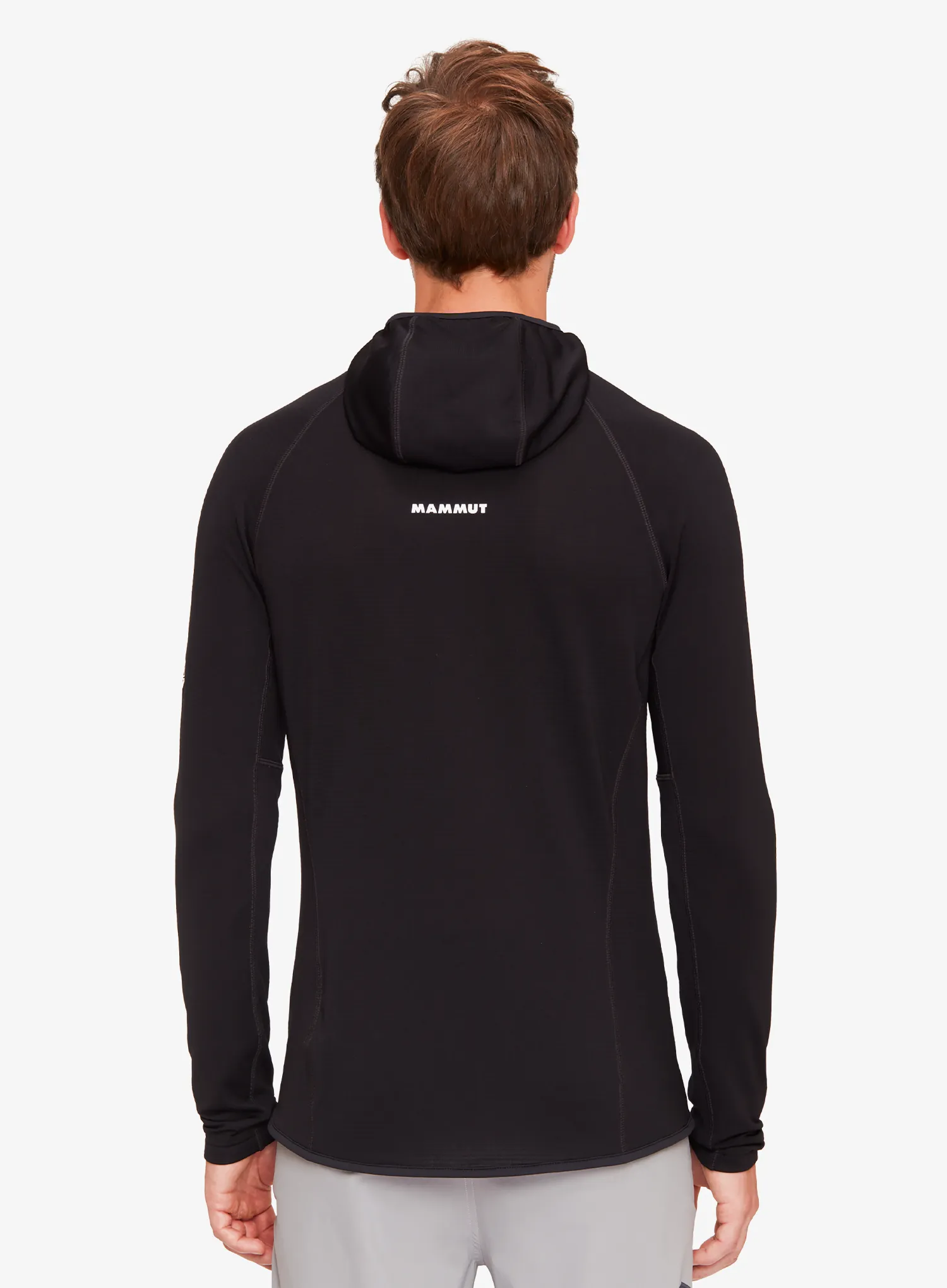 Mikina s kapucí Mammut Aenergy Light ML Hooded Jacket - black