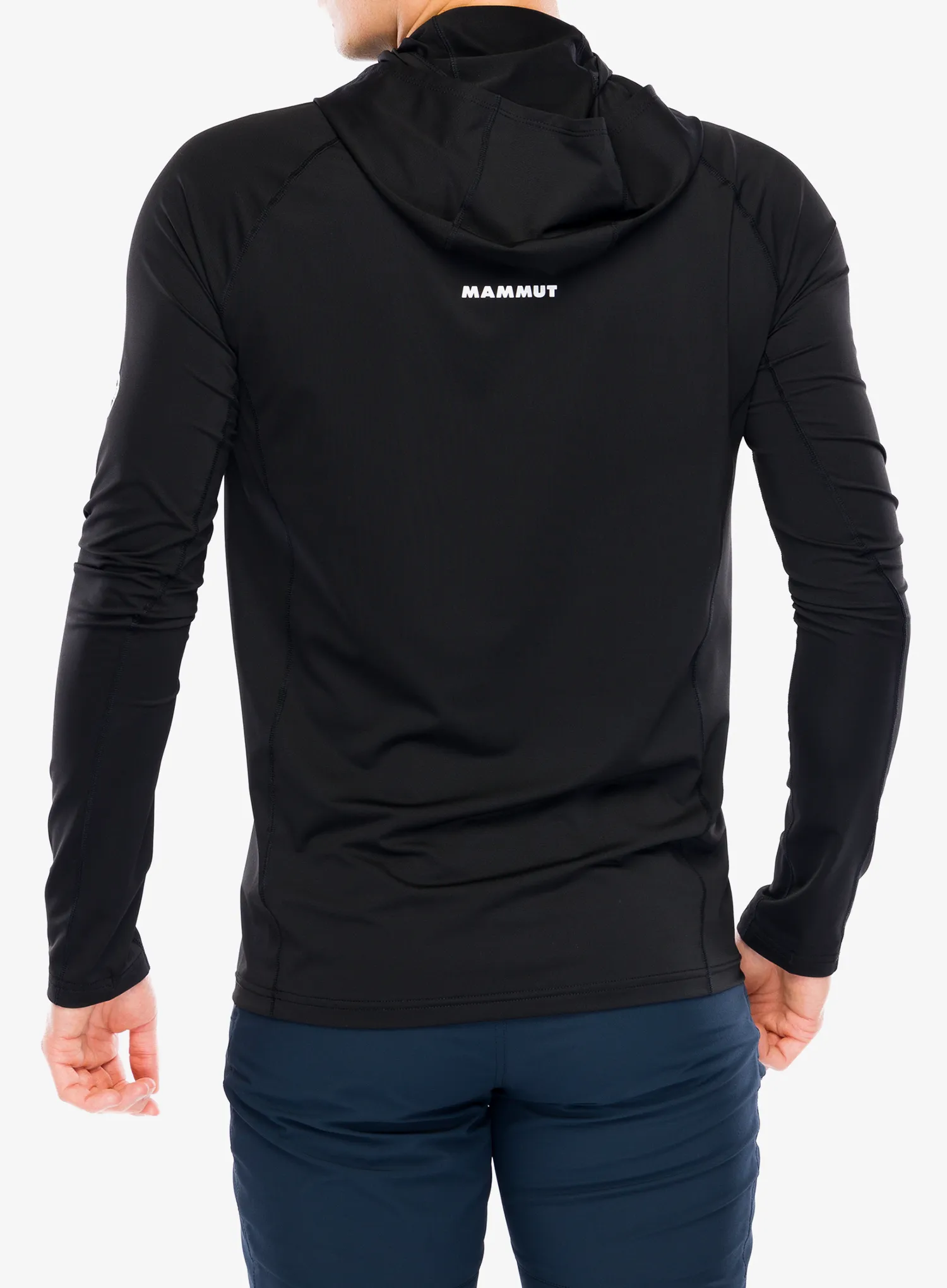 Mikina s kapucí Mammut Selun FL Sun Hoody - black