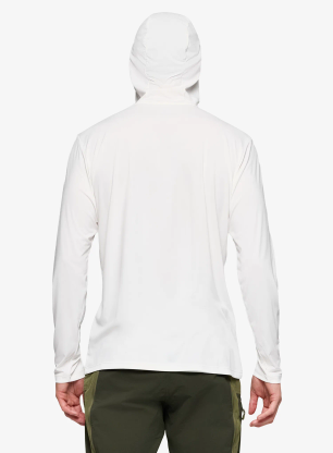 Mikina s kapucí Norrona Femund Tech Hood - snow white