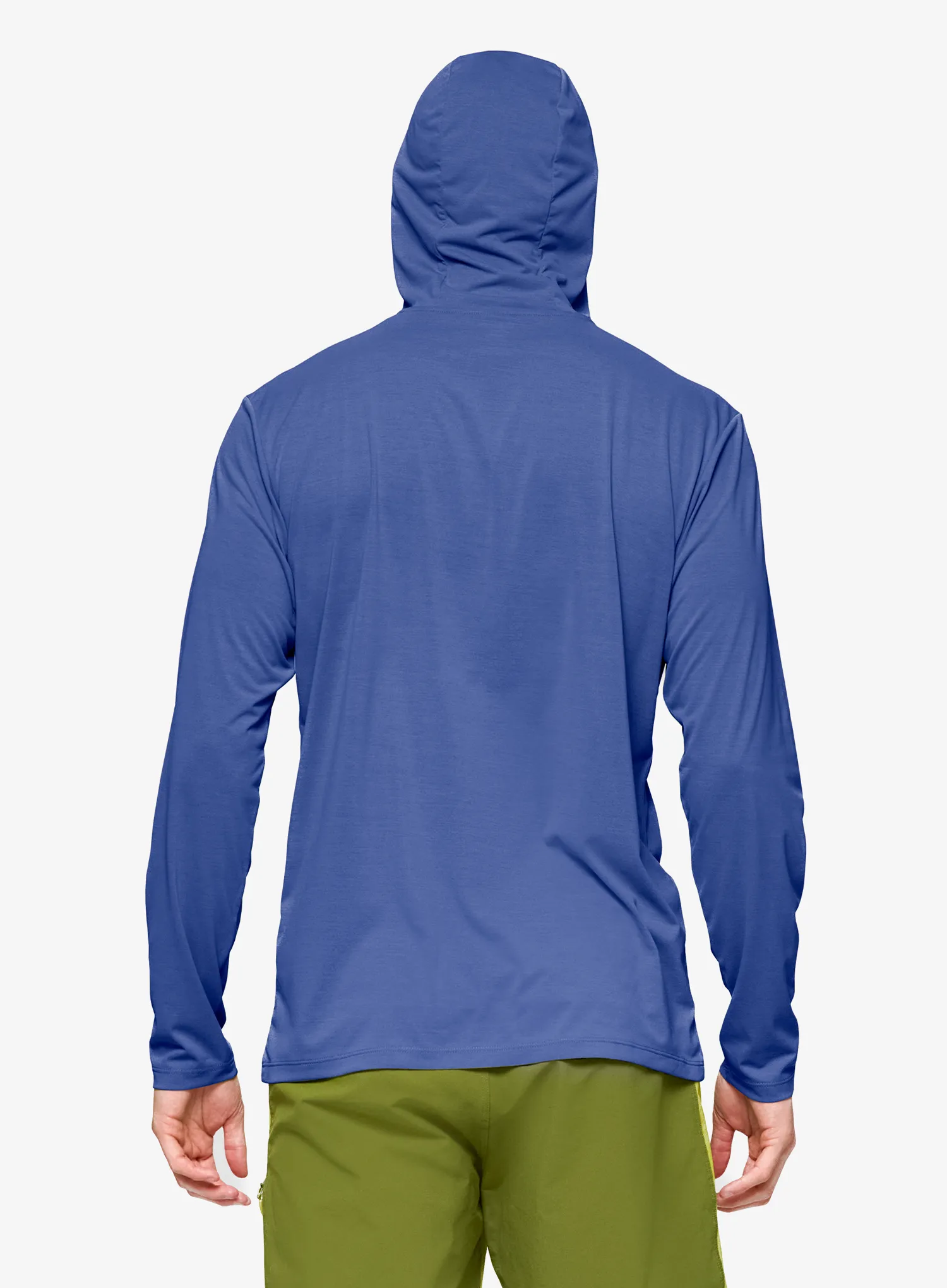 Mikina s kapucí Norrona Femund Tech Hood - vintage indigo