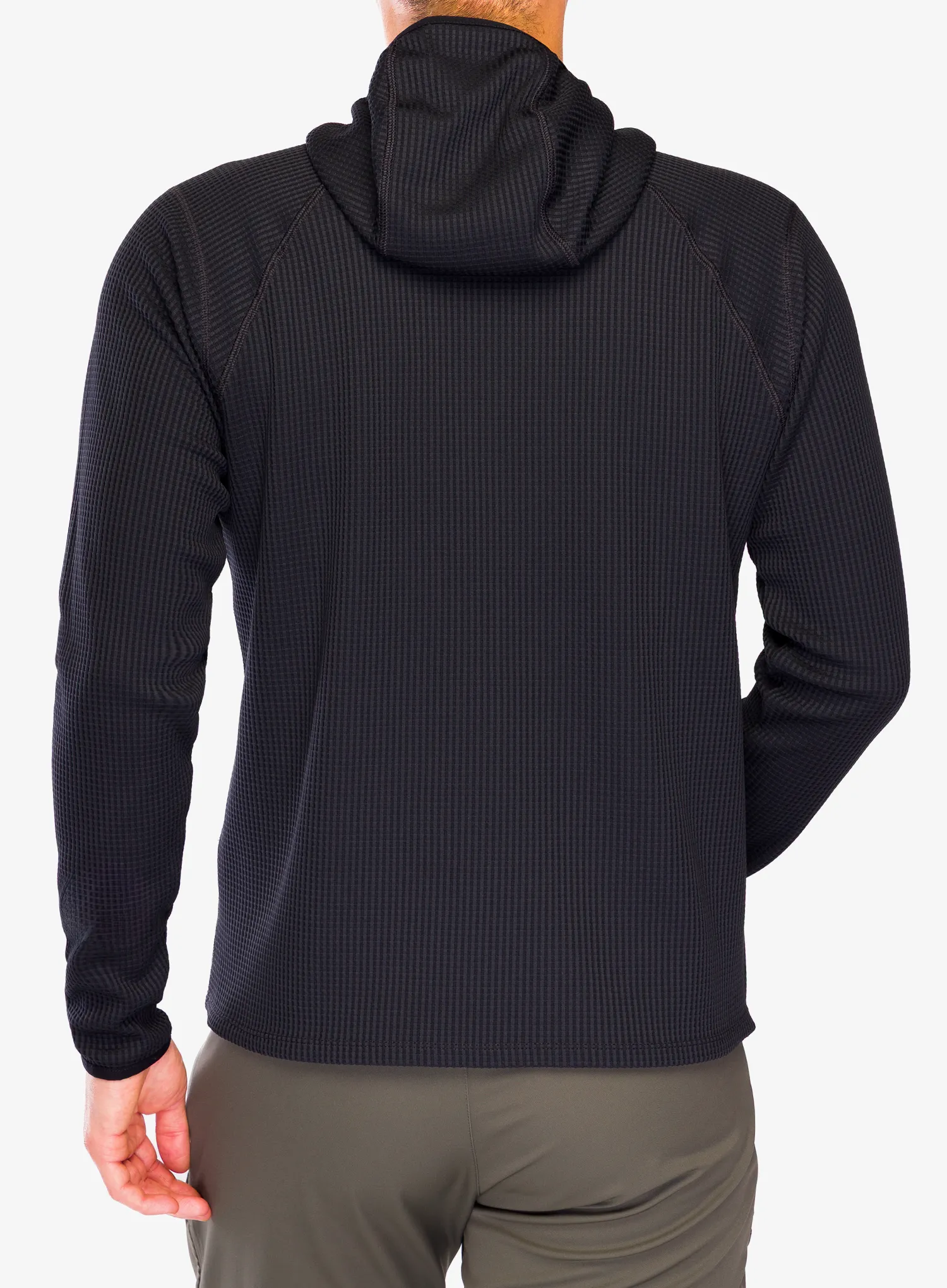 Mikina s kapucí Odlo Cubic Mid Layer Hoody - black