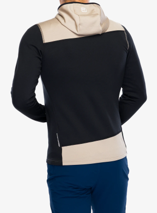 Mikina s kapucí Ortovox Fleece Light Hoody - black raven/black raven