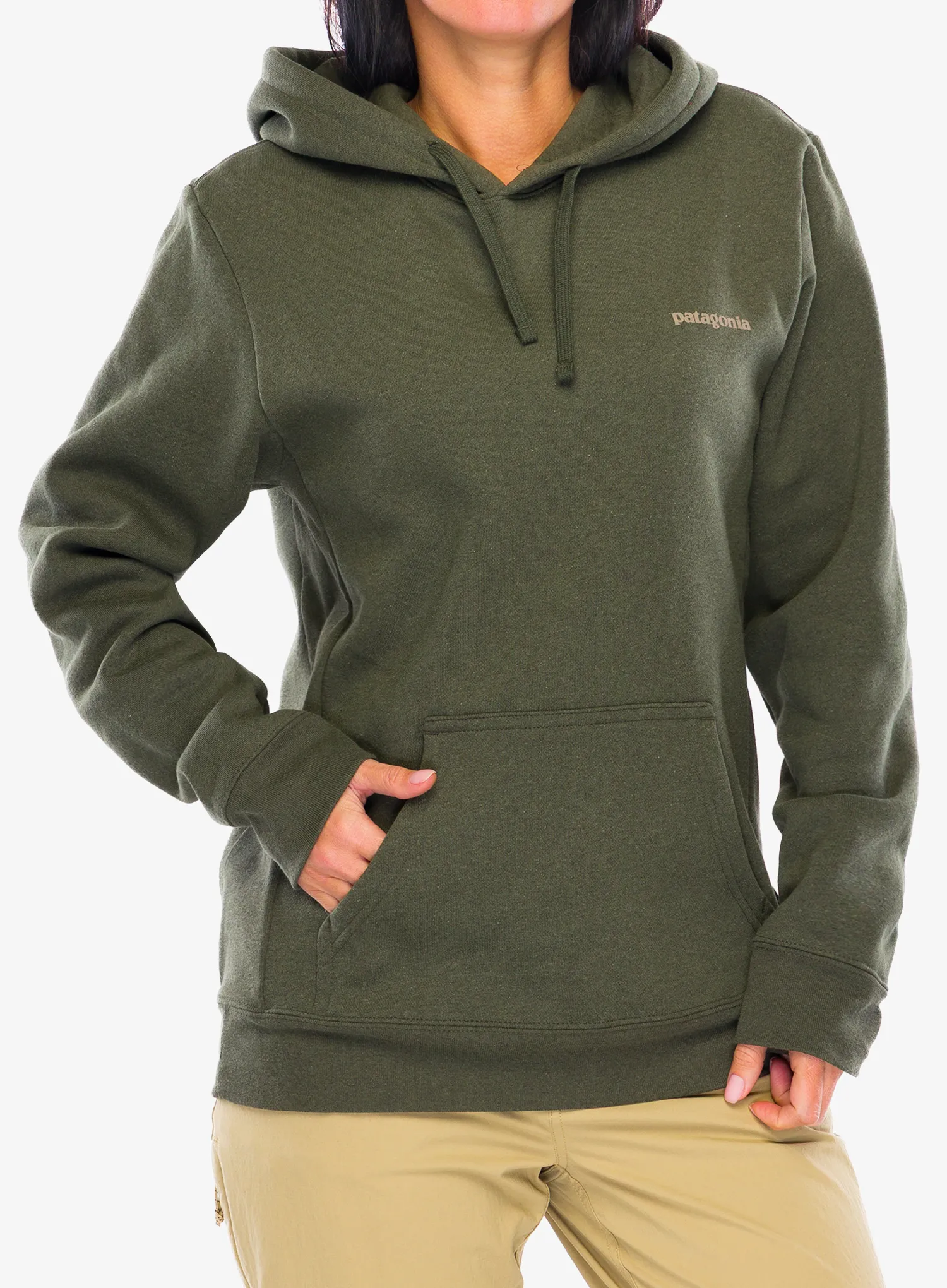 Mikina s kapucí Patagonia Boardshort Logo Uprisal Hoody - basin green