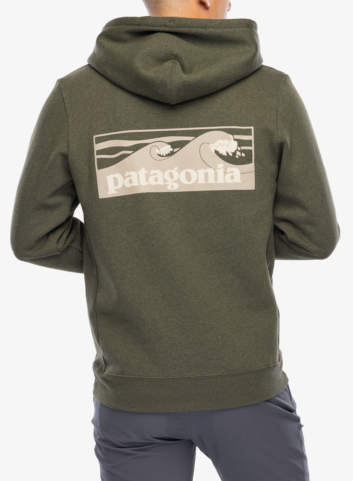 Mikina s kapucí Patagonia Boardshort Logo Uprisal Hoody - basin green