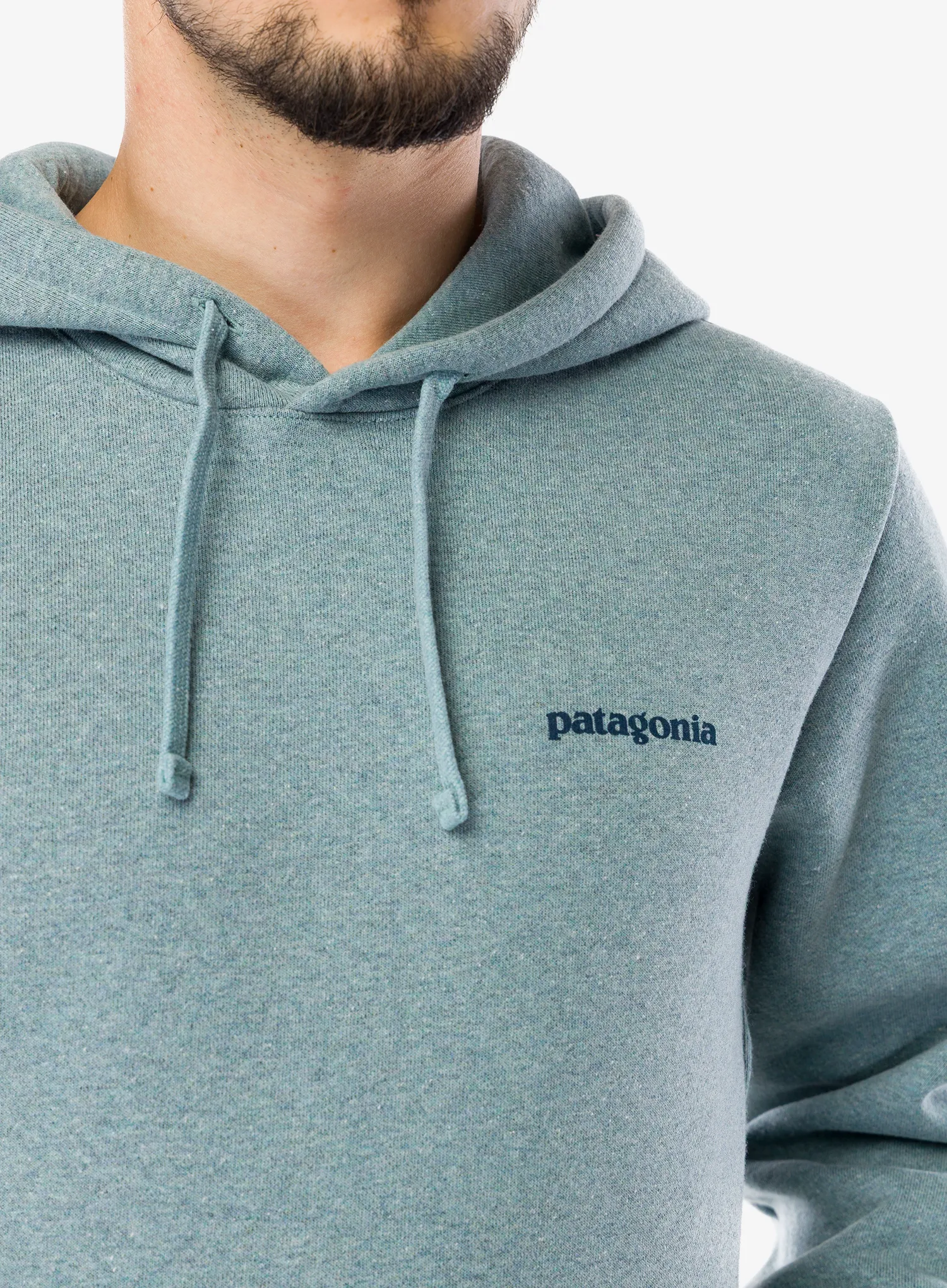 Mikina s kapucí Patagonia Boardshort Logo Uprisal Hoody - blue sage