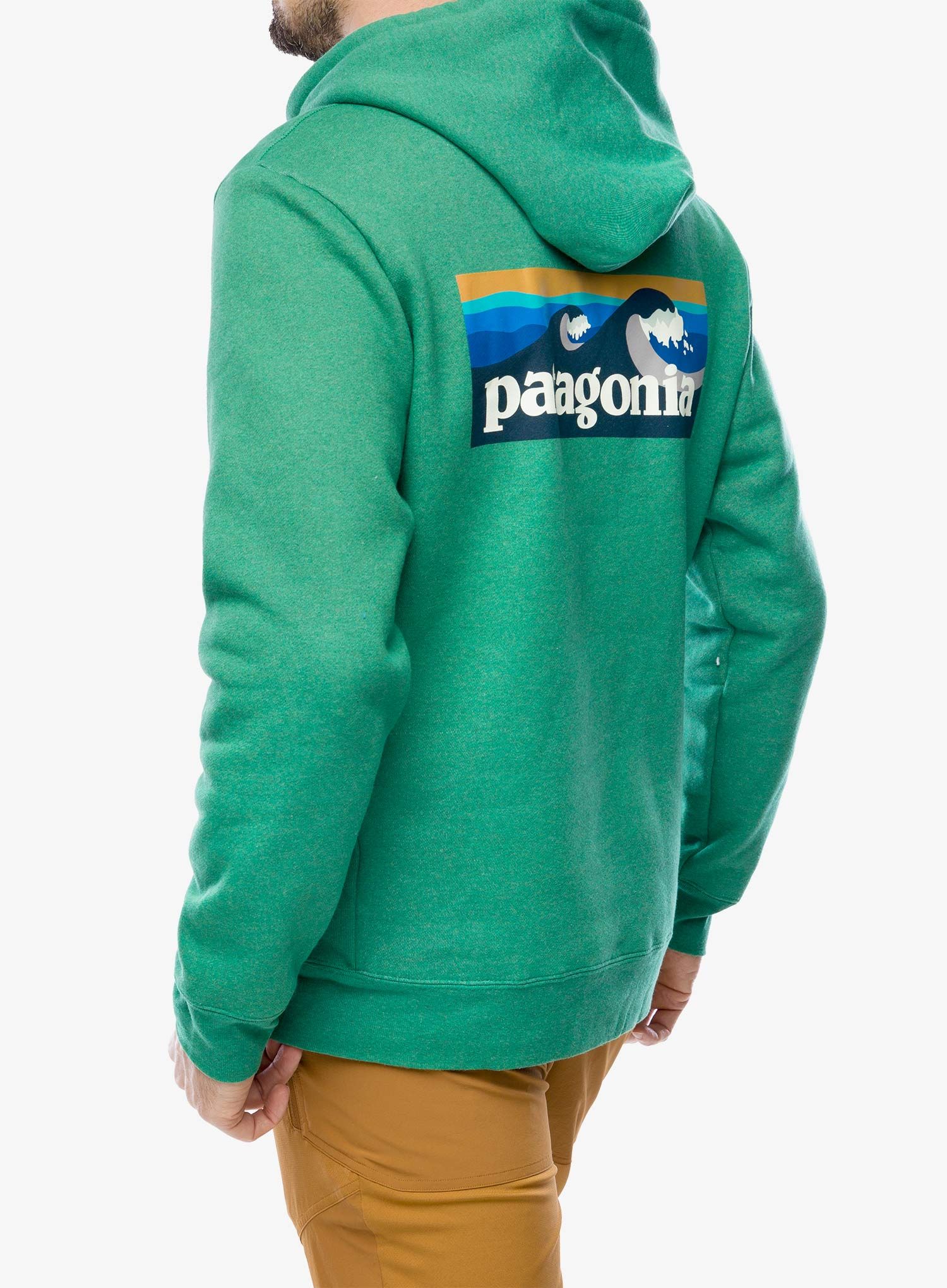 Mikina s kapucí Patagonia Boardshort Logo Uprisal Hoody - gather green