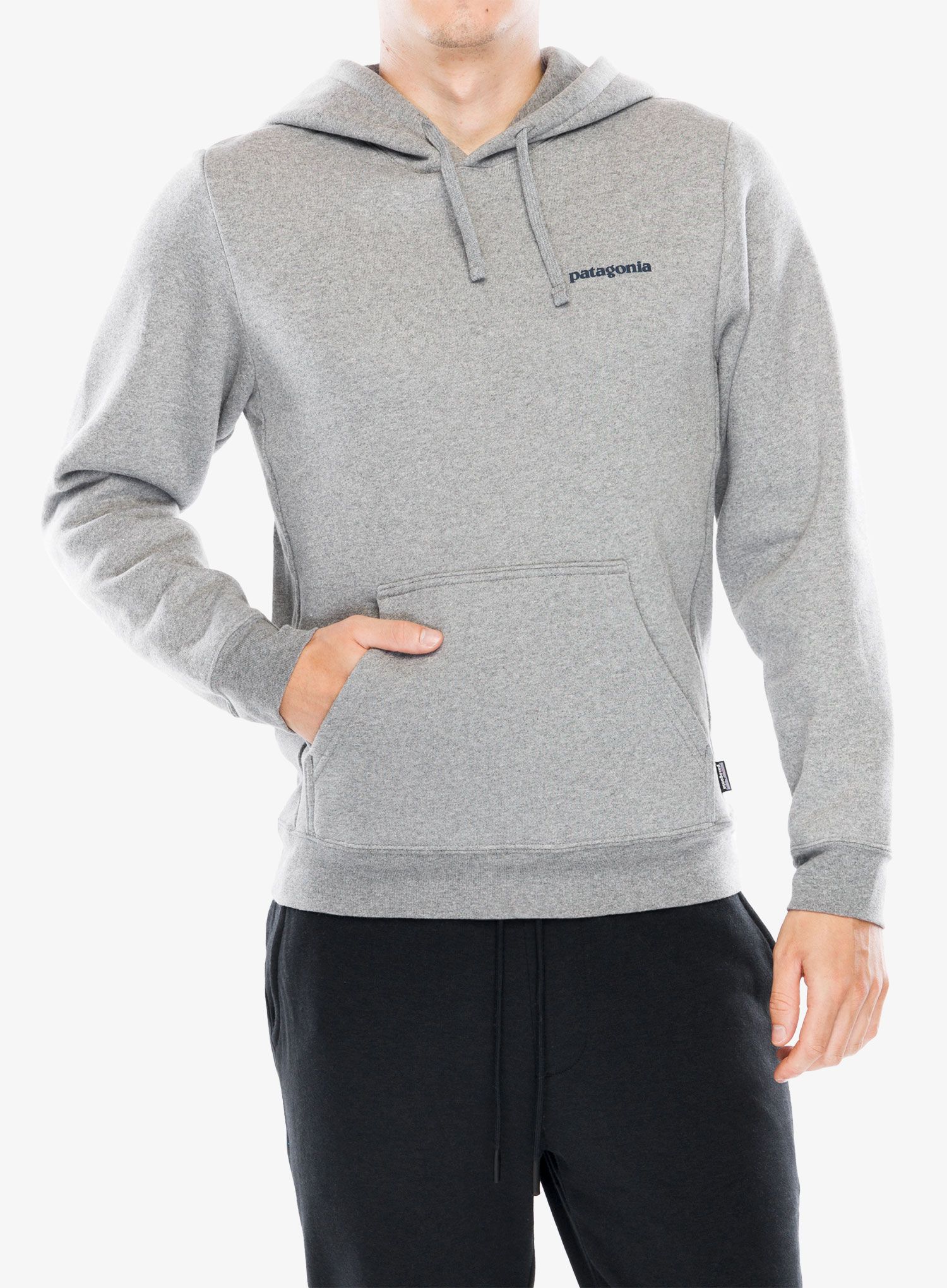 Mikina s kapucí Patagonia Boardshort Logo Uprisal Hoody - gravel heather