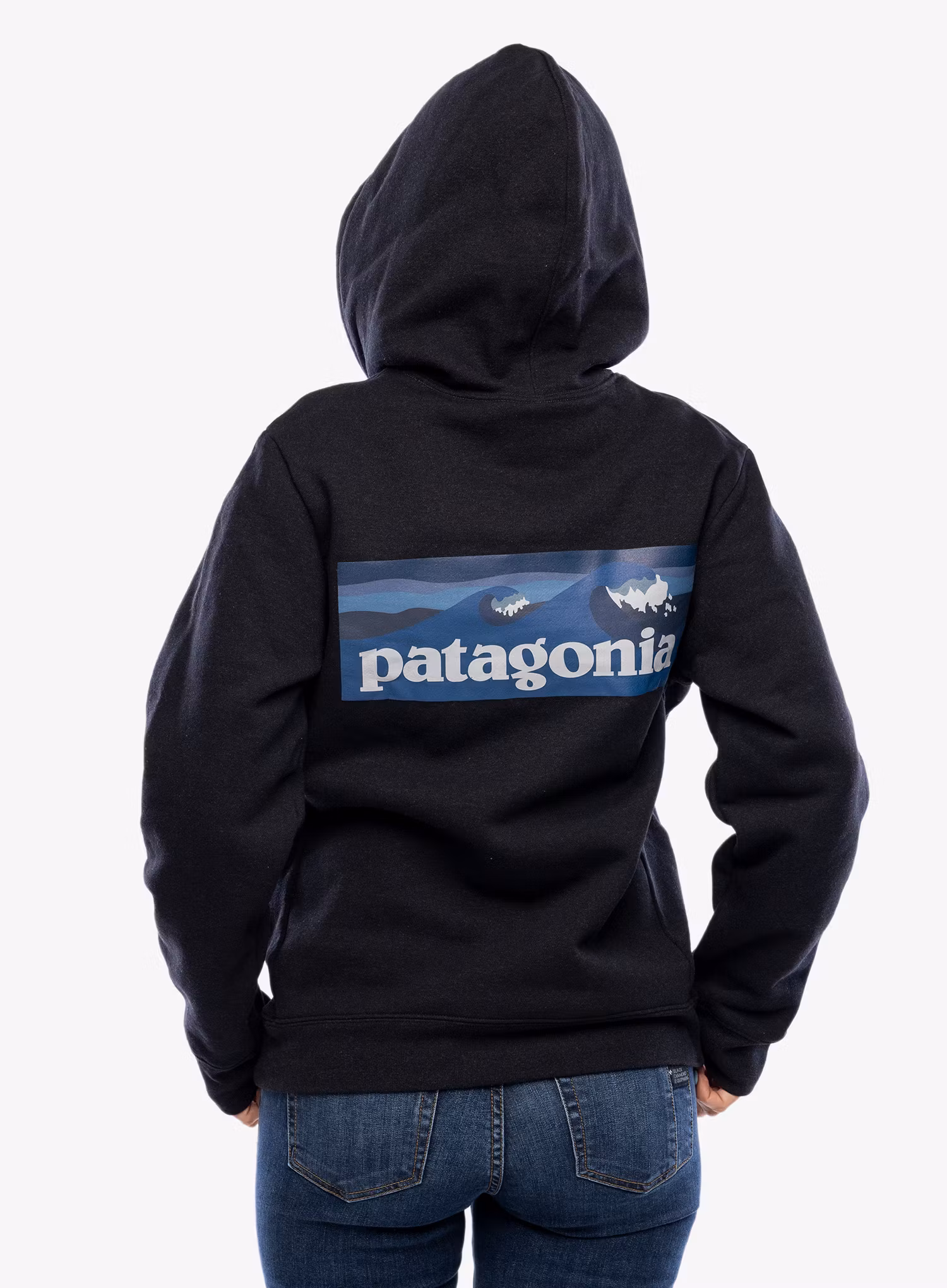 Mikina s kapucí Patagonia Boardshort Logo Uprisal Hoody - ink black
