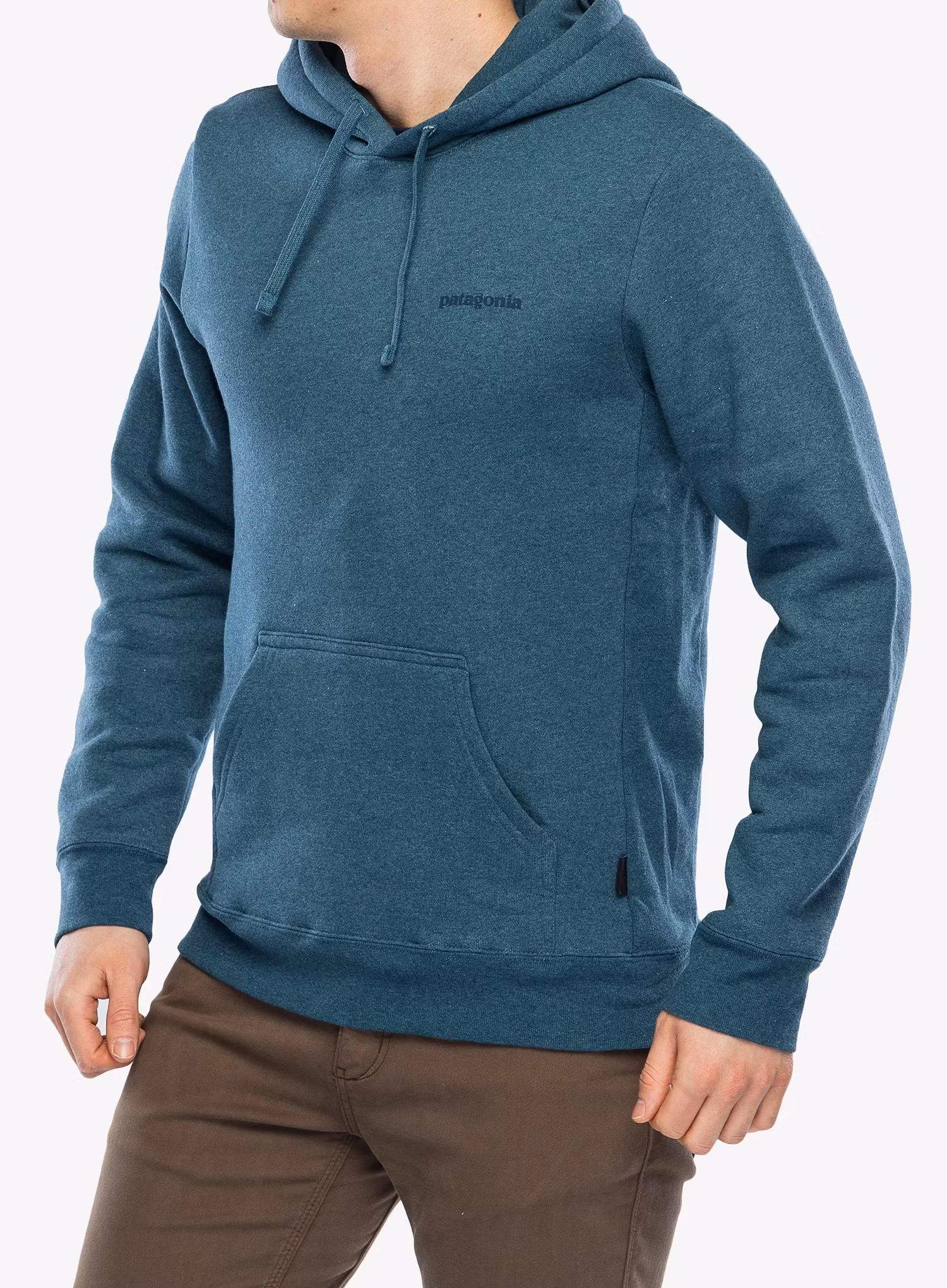Mikina s kapucí Patagonia Boardshort Logo Uprisal Hoody - wetland blue