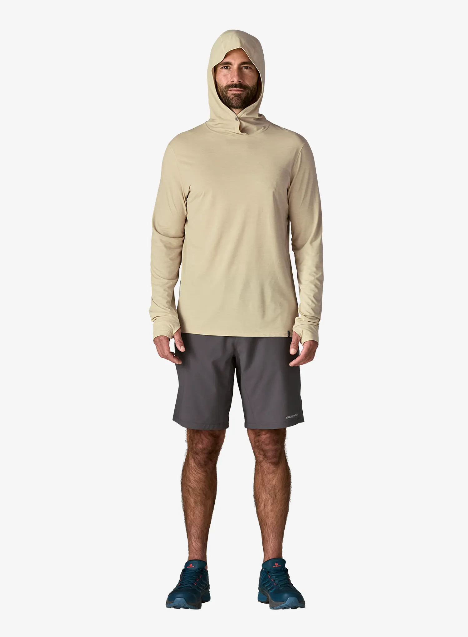 Mikina s kapucí Patagonia Cap Cool Ultra Hoody - pumice/dyno white x-dye