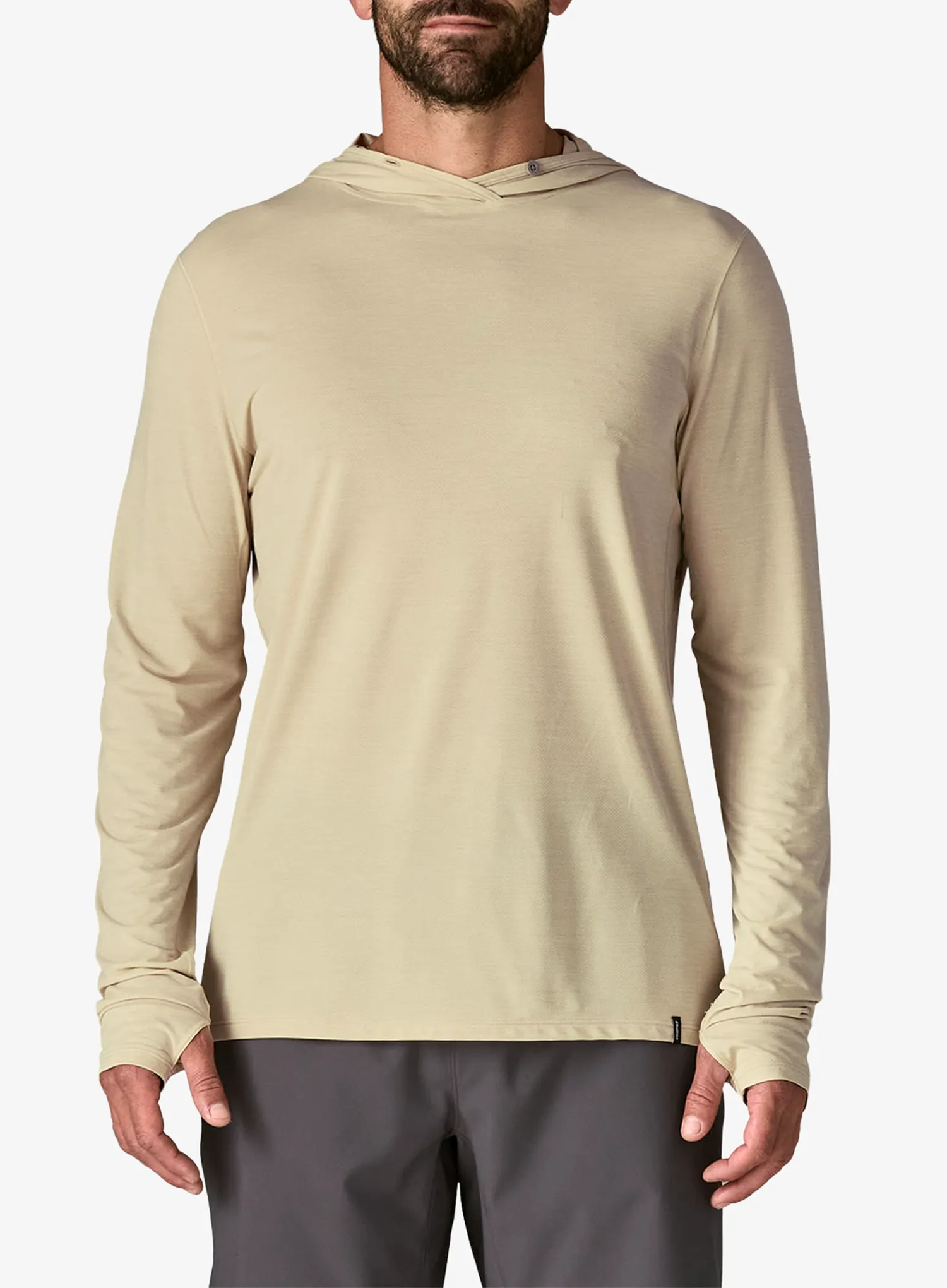 Mikina s kapucí Patagonia Cap Cool Ultra Hoody - pumice/dyno white x-dye