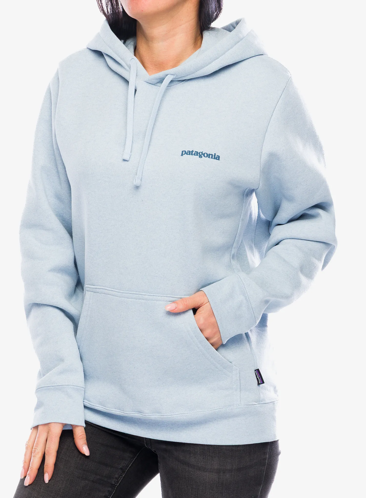 Mikina s kapucí Patagonia Fitz Roy Icon Uprisal Hoody - fleck blue