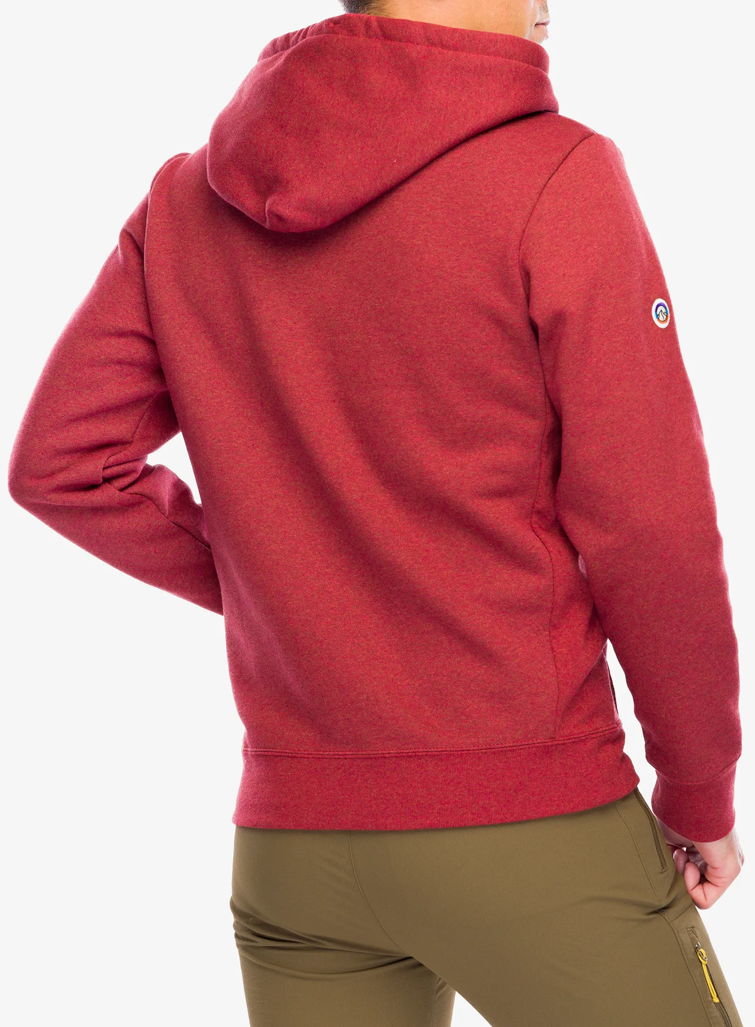 Mikina s kapucí Patagonia Fitz Roy Icon Uprisal Hoody - mangrove red