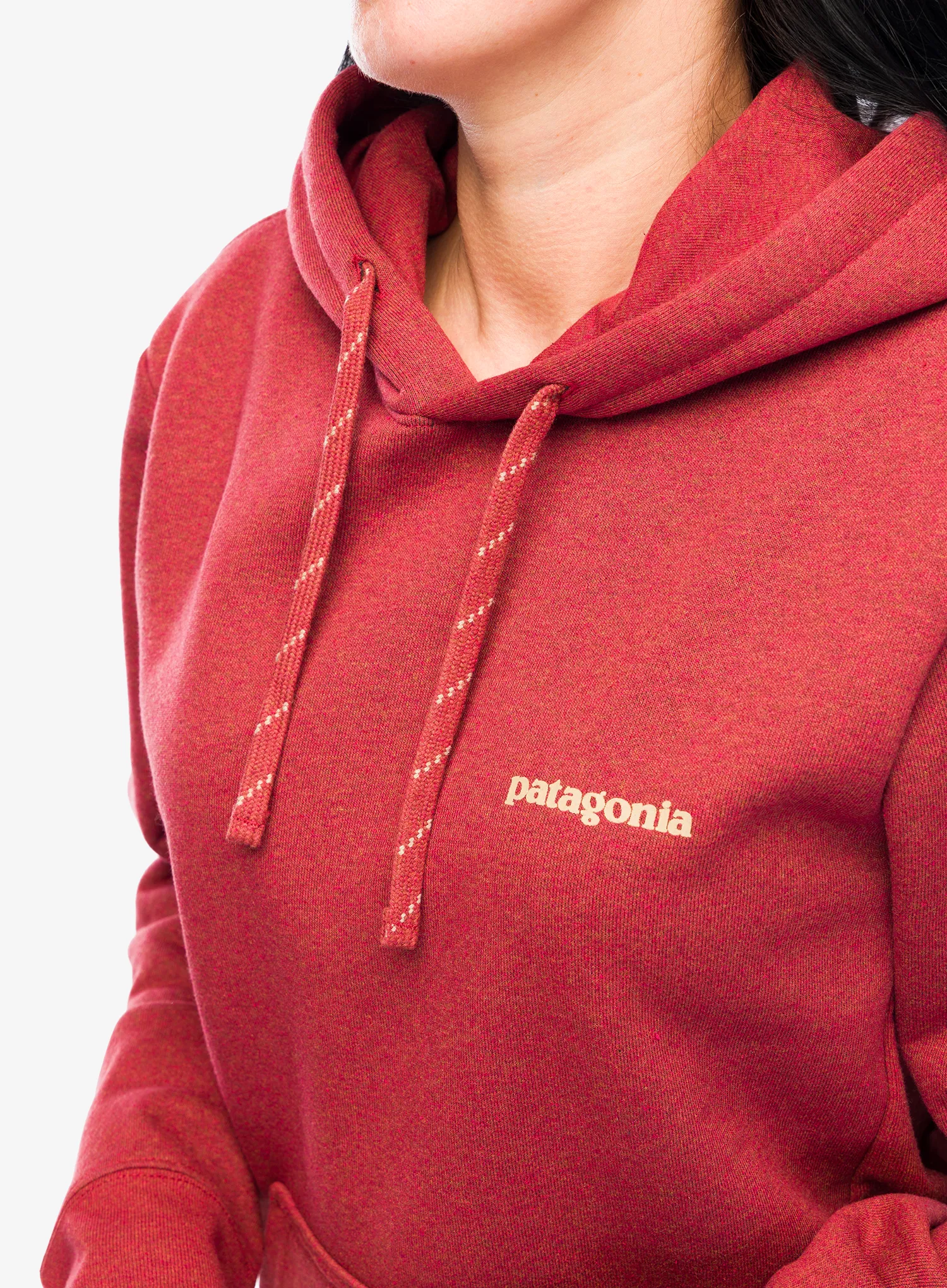 Mikina s kapucí Patagonia Fitz Roy Icon Uprisal Hoody - mangrove red