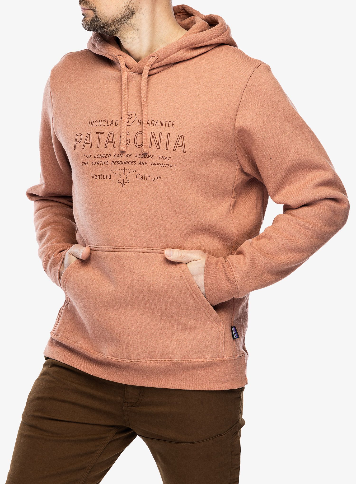 Mikina s kapucí Patagonia Forge Mark Uprisal Hoody - sienna clay