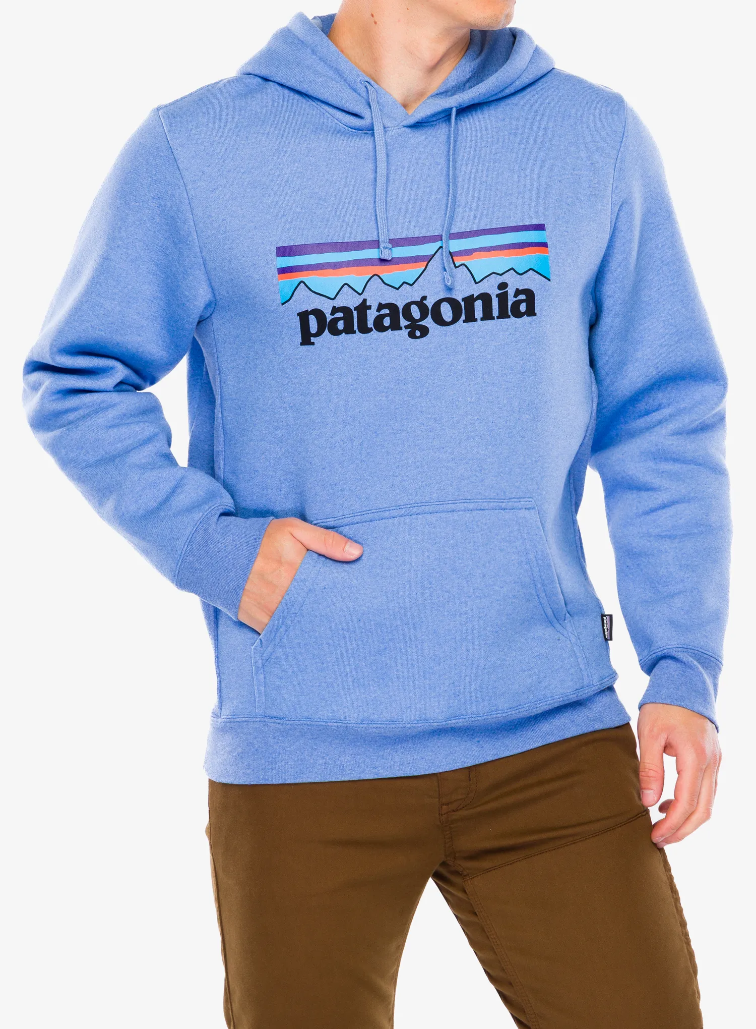Mikina s kapucí Patagonia P-6 Logo Uprisal Hoody - abundant blue