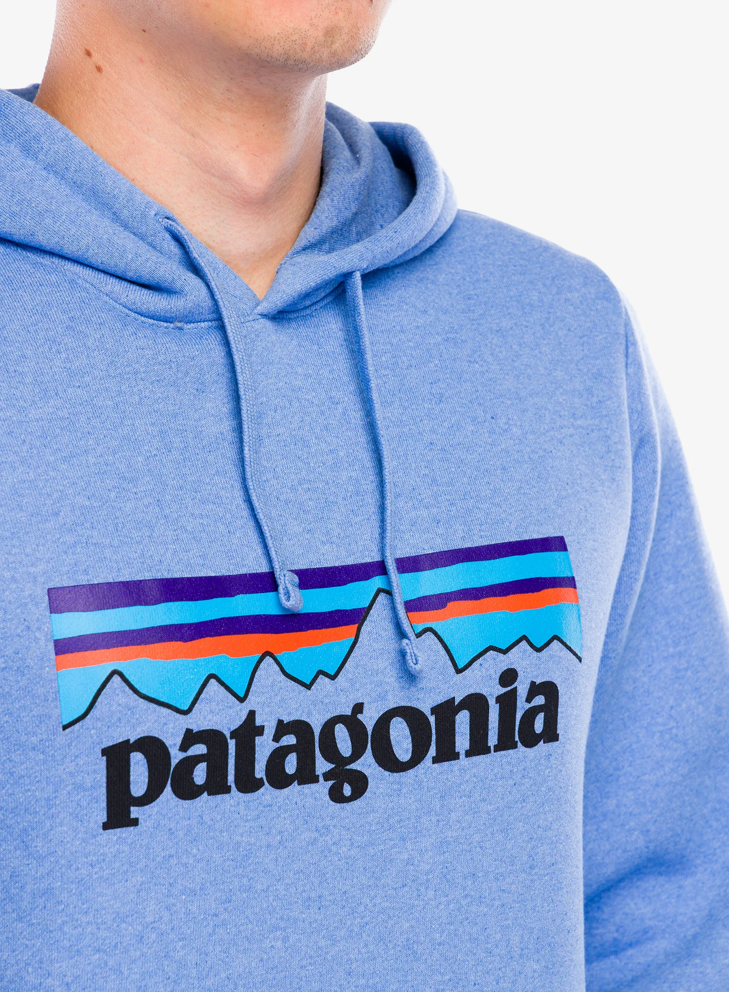 Mikina s kapucí Patagonia P-6 Logo Uprisal Hoody - abundant blue