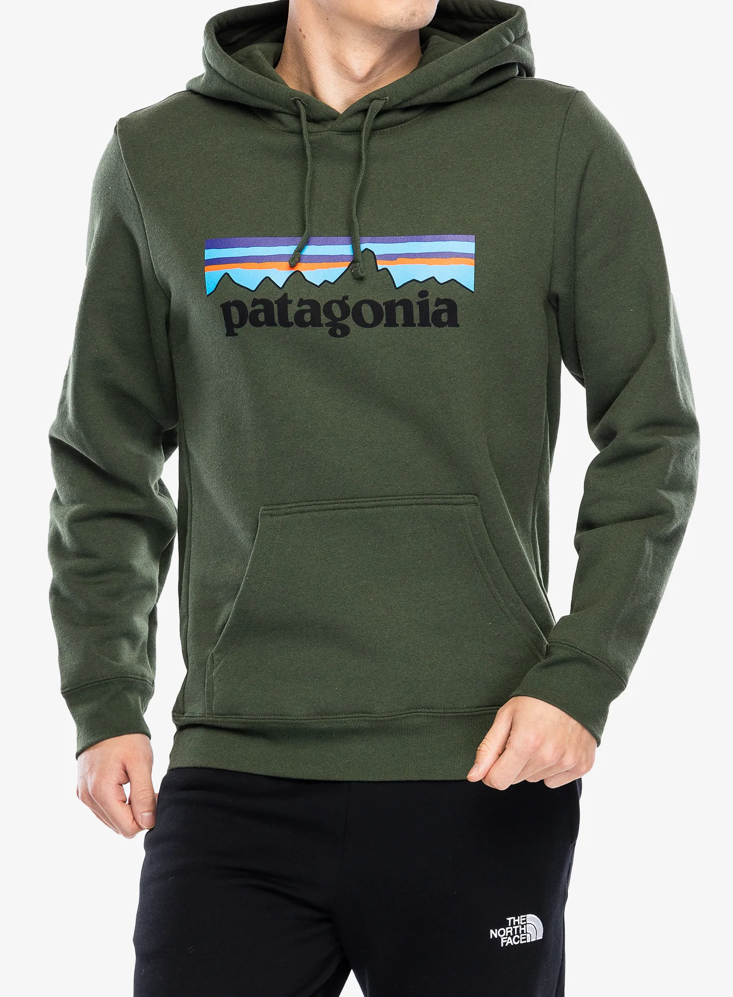 Mikina s kapucí Patagonia P-6 Logo Uprisal Hoody - torrey pine green