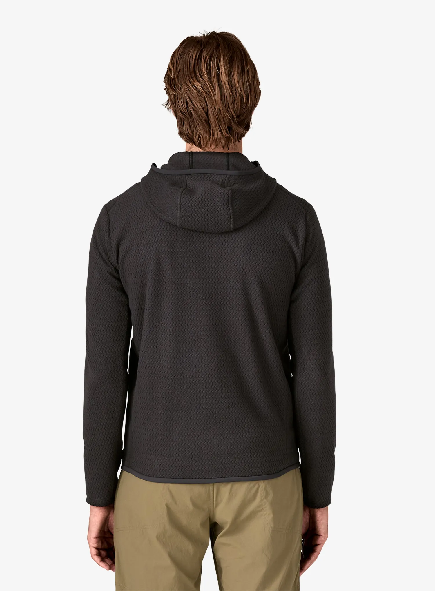 Mikina s kapucí Patagonia R1 Air Full-Zip Hoody - black