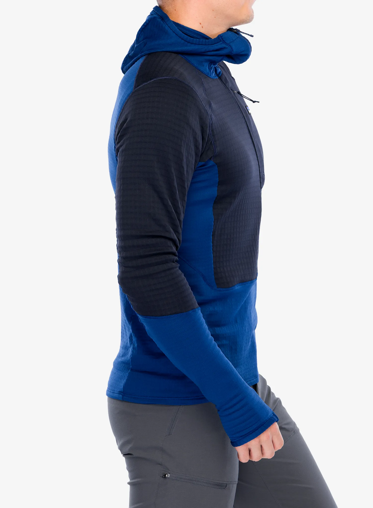 Mikina s kapucí Patagonia R1 P/O Hoody - clement blue