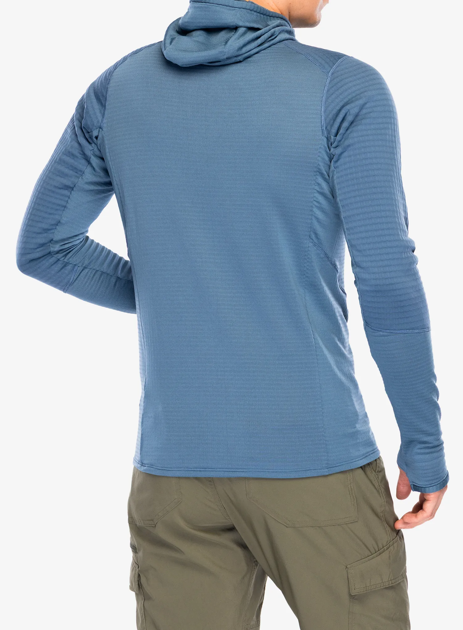 Mikina s kapucí Patagonia R1 P/O Hoody - utility blue