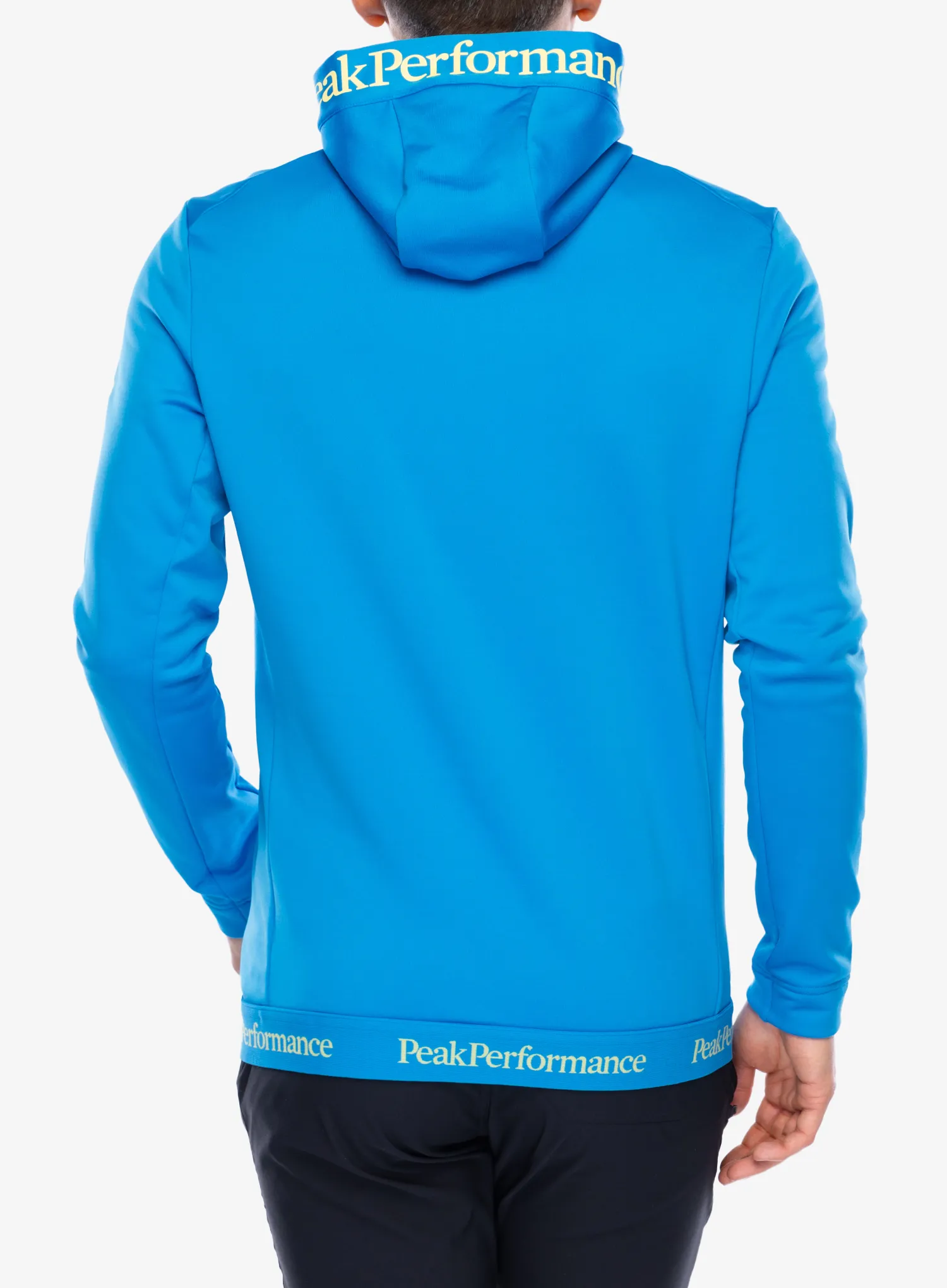 Mikina s kapucí Peak Perfomance Rider Tech Zip Hood - brilliant blue