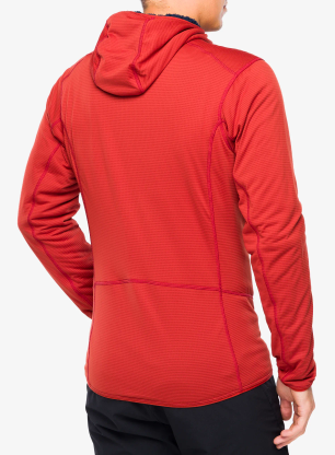 Mikina s kapucí Rab Evolute Hoody - tuscan red