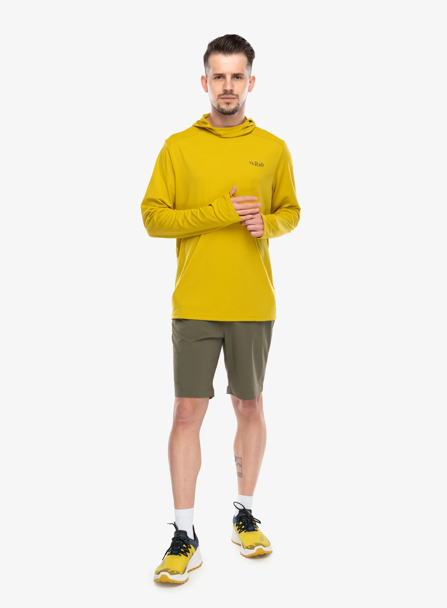 Mikina s kapucí Rab Force Hoody - dark pollen