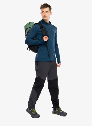 Mikina s kapucí Rab Force Hoody - tempest blue
