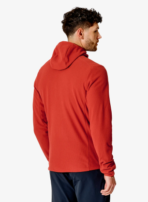 Mikina s kapucí Rab Tecton Hoody - tuscan red