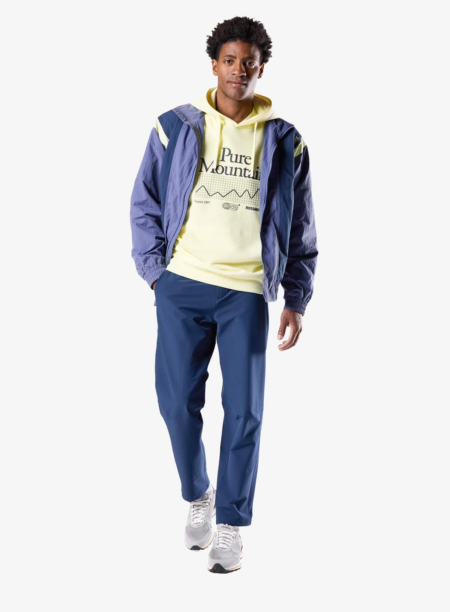 Mikina s kapucí Rossignol Waterfall Hoodie - wax yellow