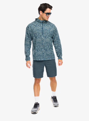Mikina s kapucí Royal Robbins Salathe Sun Hoodie L/S - orion blue solar pt