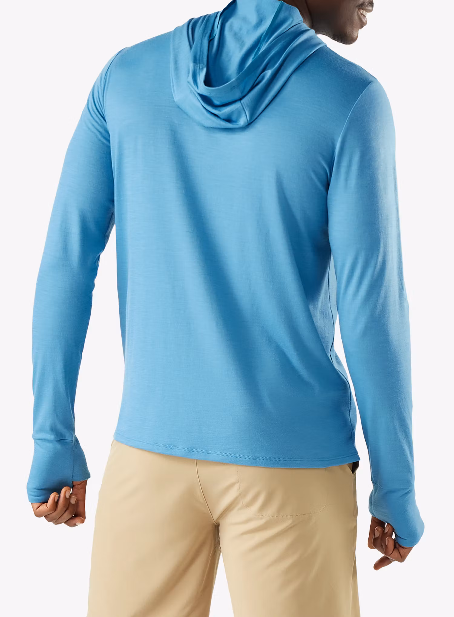 Mikina s kapucí Smartwool Merino Sun Hoodie - mineral blue