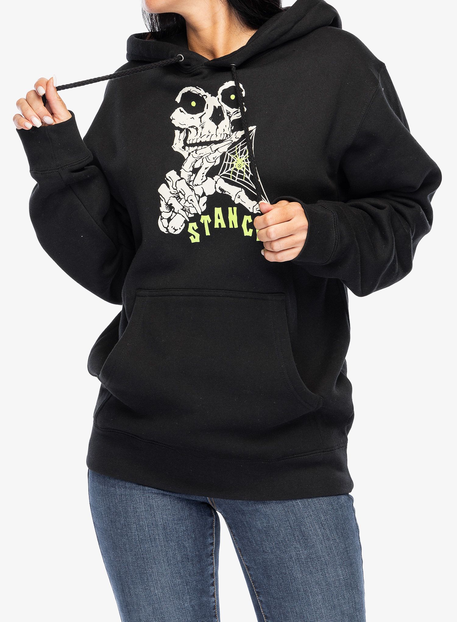 Mikina s kapucí Stance Itsy Bitsy Hoodie - black