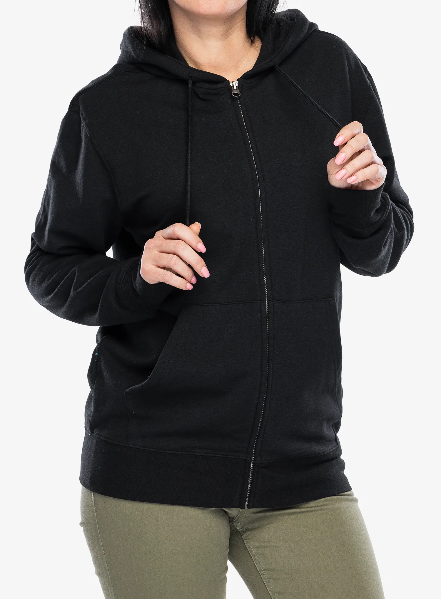 Mikina s kapucí Stance Shelter Zip Hoodie - black