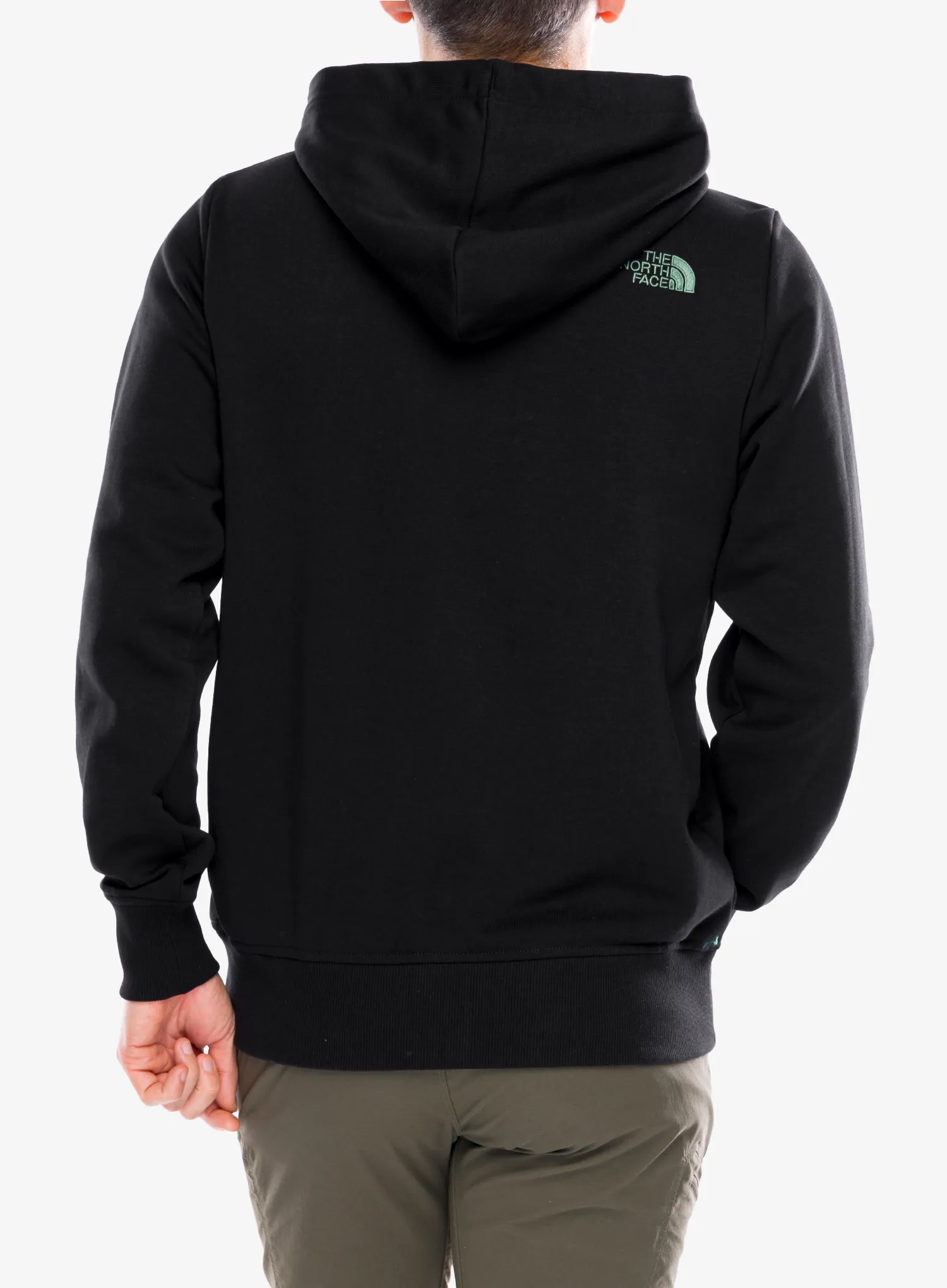 Mikina s kapucí The North Face Drew Peak Light Hoodie - tnf black/duck green