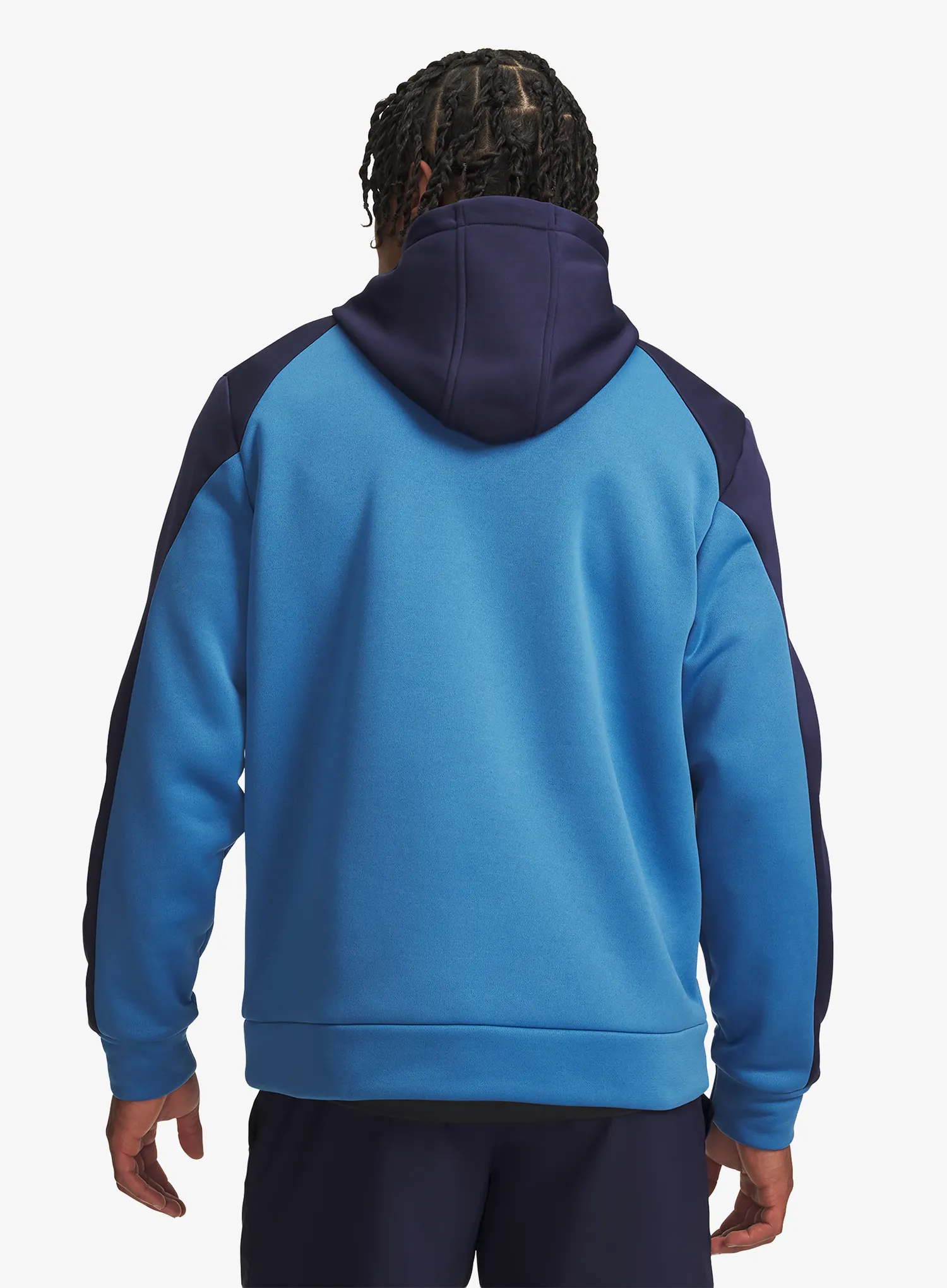 Mikina s kapucí Under Armour Armour Fleece Winterized - aegean blue/midnight navy
