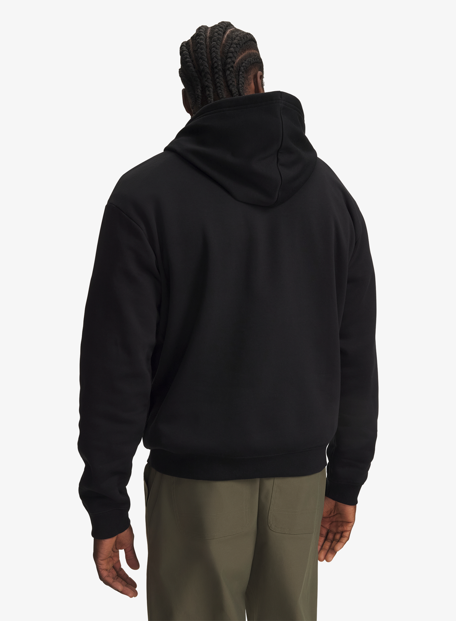 Mikina s kapucí Under Armour Rival Fleece Camo Fill Hoody - ultimate black/green citrine