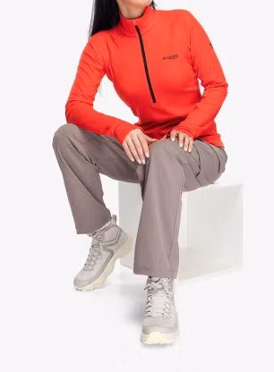 Dámská mikina se zipem Columbia DriVenture Half Zip - poppy red